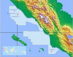 Map of offshore Aceh PSCs awarded to Conrad Map of offshore Aceh PSCs awarded to Conrad