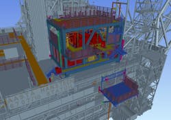 The MEG module that Aibel will construct and install at Aasta Hansteen