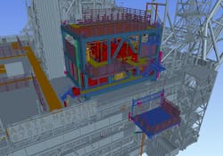 The MEG module that Aibel will construct and install at Aasta Hansteen The MEG module that Aibel will construct and install at Aasta Hansteen