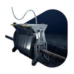 The Nautilus subsea pipeline repair robot was developed by ARV and partner Kongsberg Ferrotech. Nautilus is a novel approach for pipeline pin-hole leakage repair by wrapping method in accordance to the international standard. The Nautilus subsea pipeline repair robot was developed by ARV and partner Kongsberg Ferrotech. Nautilus is a novel approach for pipeline pin-hole leakage repair by wrapping method in accordance to the international standard.