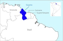 Guyana Map Guyana Map
