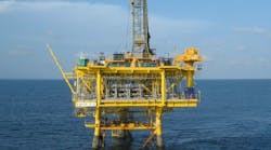 Tullow has been active in Côte d’Ivoire since 1997. The company has a non-operated production license interest in the Espoir field (pictured), which sits on the edge of the African continental shelf some 19 km from shore, and an operated interest in an offshore block adjacent to the Ghana maritime border. Tullow has been active in Côte d’Ivoire since 1997. The company has a non-operated production license interest in the Espoir field (pictured), which sits on the edge of the African continental shelf some 19 km from shore, and an operated interest in an offshore block adjacent to the Ghana maritime border.