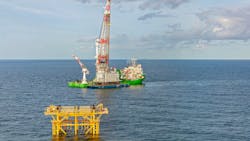 Jan de Nul (the connector) and Flying Focus (the undercarriage jacket) for the connection of the wind farm Hollandse Kust (north) Jan de Nul (the connector) and Flying Focus (the undercarriage jacket) for the connection of the wind farm Hollandse Kust (north)