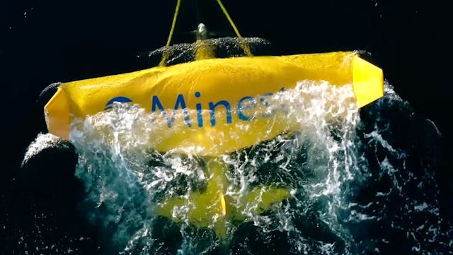Imagine attaching a turbine to a kite and putting in the ocean, where a water current flows instead of the wind blowing. That&apos;s the concept of Minesto&apos;s patented marine energy technology called Deep Green.