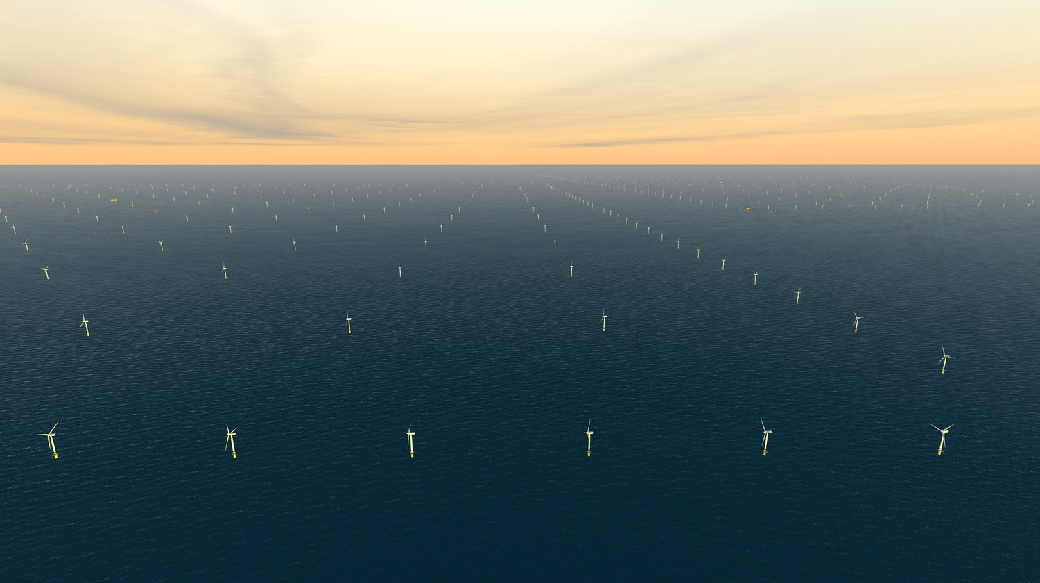 Graphic of Sofia OWF offshore array