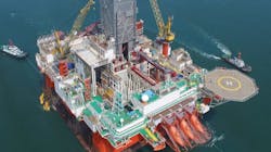 Northern Ocean's Deepsea Mira semisub was built in 2018. Northern Ocean's Deepsea Mira semisub was built in 2018.