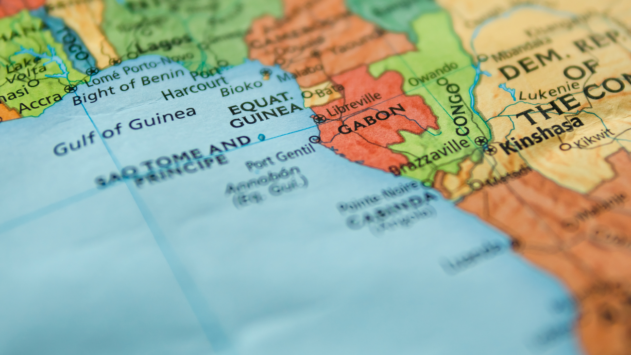 Gabon Map 6393629639452