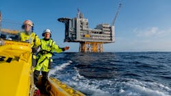 The Edvard Grieg and Ivar Aasen production platforms on the Utsira High area in the North Sea are now operated with electric power from shore. The Edvard Grieg and Ivar Aasen production platforms on the Utsira High area in the North Sea are now operated with electric power from shore.
