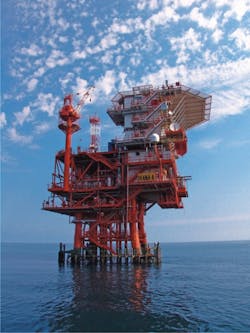 INA's Ivana A gas platform (pictured) is one of the platforms serving the Ivana Field offshore Croatia, where MOL also explores and develops. INA's Ivana A gas platform (pictured) is one of the platforms serving the Ivana Field offshore Croatia, where MOL also explores and develops.