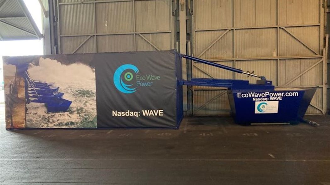 Eco Wave Power will unveil its disruptive technology for the first time during an AltaSea event (preparations pictured).