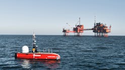 Fugro&apos;s USV undertakes a fully remote offshore inspection near TAQA&apos;s P15-complex.