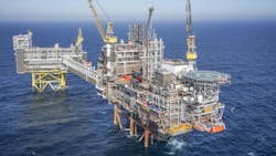 Harbour Energy&apos;s Judy platform offshore the UK
