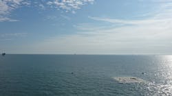 Ocean of Energy's high wave offshore solar farm system Ocean of Energy's high wave offshore solar farm system