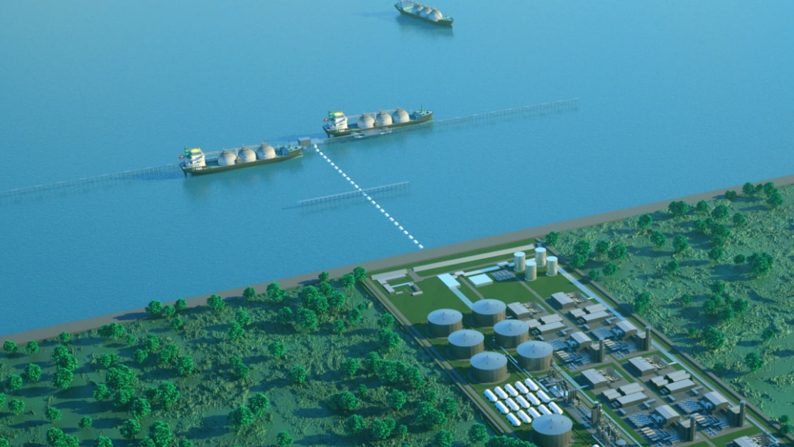 The Wilhelmshaven terminal layout will comprise six ship berths, 2 MMcm of onshore storage capacity using 10 onsite tanks, of which six will be available during the initial stage.