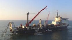 Allseas' first vessel, Lorelay, will execute the pipeline installation and burial scope for the N05A gas field development, 36 years after Lorelay's North Sea debut. Allseas' first vessel, Lorelay, will execute the pipeline installation and burial scope for the N05A gas field development, 36 years after Lorelay's North Sea debut.