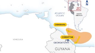 Corentyne Block Offshore Guyana