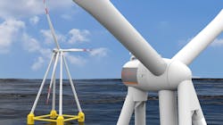 Based on the work done for the 5-MW pre-commercial floating wind turbine, Eolink is able to scale up the machine into bigger dimensions. The engineering and manufacturing experience of the 5 MW are sufficient to launch a 10-13 MW wind turbine. It is realistic to plan availability by 2023, as the machine uses existing components from industry. Based on the work done for the 5-MW pre-commercial floating wind turbine, Eolink is able to scale up the machine into bigger dimensions. The engineering and manufacturing experience of the 5 MW are sufficient to launch a 10-13 MW wind turbine. It is realistic to plan availability by 2023, as the machine uses existing components from industry.