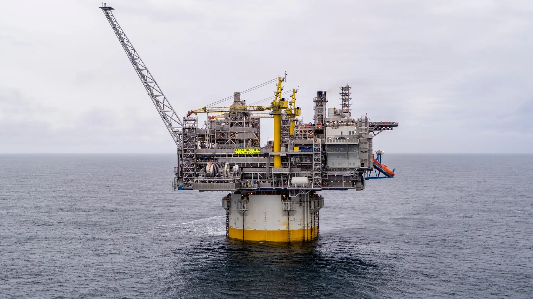 The Aasta Hansteen platform in the Norwegian Sea