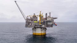 The Aasta Hansteen platform in the Norwegian Sea The Aasta Hansteen platform in the Norwegian Sea