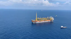 The Liza Unity FPSO vessel, where oil can be processed, stored and transferred to tankers, is the first in the world to receive a SUSTAIN-1 notation by the American Bureau of Shipping for its sustainable design and operation procedures.