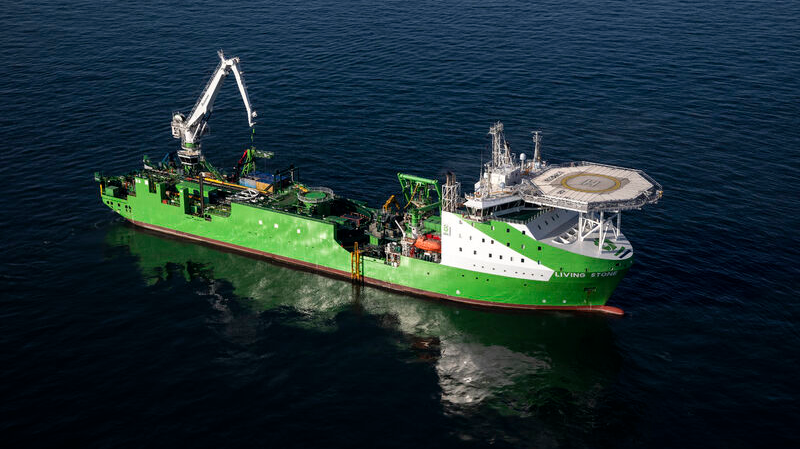 DEME operates the Living Stone vessel.