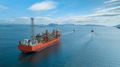 The Petrojarl Knarr FPSO was transported to Aker Solutions yard at Stord, Norway, last August and will stay there until the planned tow to Dubai during the second half of this year.