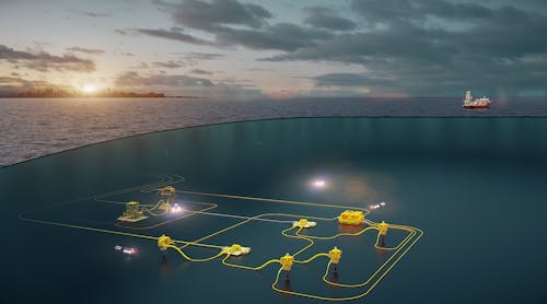 TechnipFMC iEPCI subsea field illustration