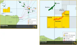 Baron Oil Regional Map And License Map