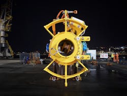 The company says its UMACK technology allows four to five times higher vertical load capacity compared to a standard monopile of the same size. The company says its UMACK technology allows four to five times higher vertical load capacity compared to a standard monopile of the same size.