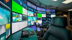The DeepOcean remote operations center allows the company to operate ROVs located at offshore vessels from its multiple control rooms at Haugesund, Norway.
