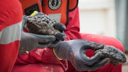 Close-up of GSR seafloor nodules Close-up of GSR seafloor nodules
