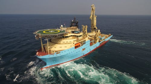 Maersk Installer On Sea