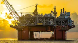 Atlantis semisubmersible production platform in the GoM