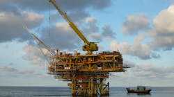Unrelated oil platform offshore Malaysia Unrelated oil platform offshore Malaysia