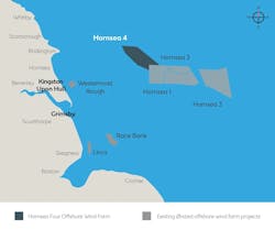 Hornsea Offshore Wind Farm Map