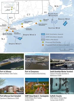 New York has five offshore wind projects in active development. New York has five offshore wind projects in active development.