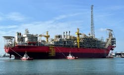 In 2022 Woodside successfully relocated an FPSO facility to Singapore to complete topsides integration and pre-commissioning. In 2022 Woodside successfully relocated an FPSO facility to Singapore to complete topsides integration and pre-commissioning.
