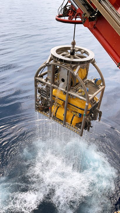 The Isurus ROV operated at an Asia-Pacific wind farm project in 2021. The Isurus ROV operated at an Asia-Pacific wind farm project in 2021.