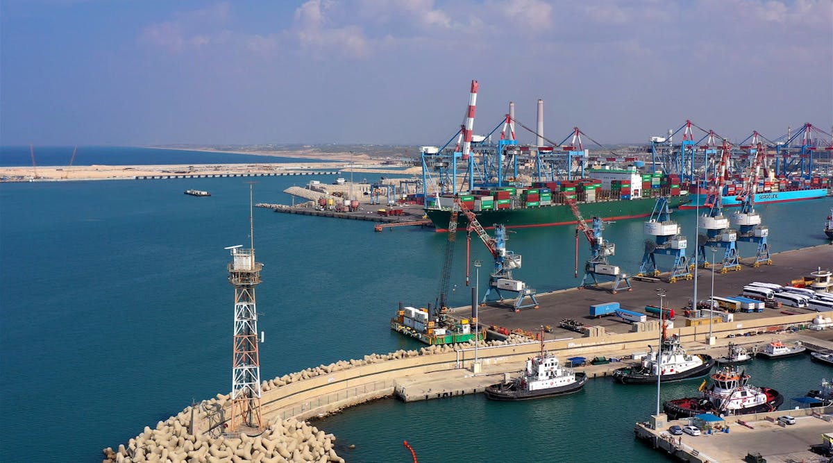 Port development represents another opportunity, as the government of Israel has embarked on a privatization process of its ports over the last decade. Shown here is Ashdod Port, Israel&rsquo;s largest port.
