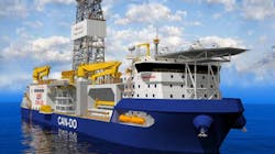Artist rendering of the CAN-DO drillship. Artist rendering of the CAN-DO drillship.