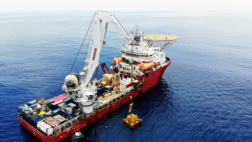 The MMA Pinnacle is a multi-purpose supply vessel.