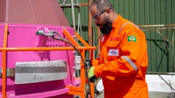 A Sentinel Subsea field service engineer assesses the company's technologies and operations. A Sentinel Subsea field service engineer assesses the company's technologies and operations.