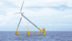 The X30 platform is said to combine the advantages of a single-point mooring system with a tension leg platform. The X30 platform is said to combine the advantages of a single-point mooring system with a tension leg platform.