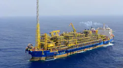 Vessel platform Cidade de Ilhabela in the Santos Basin