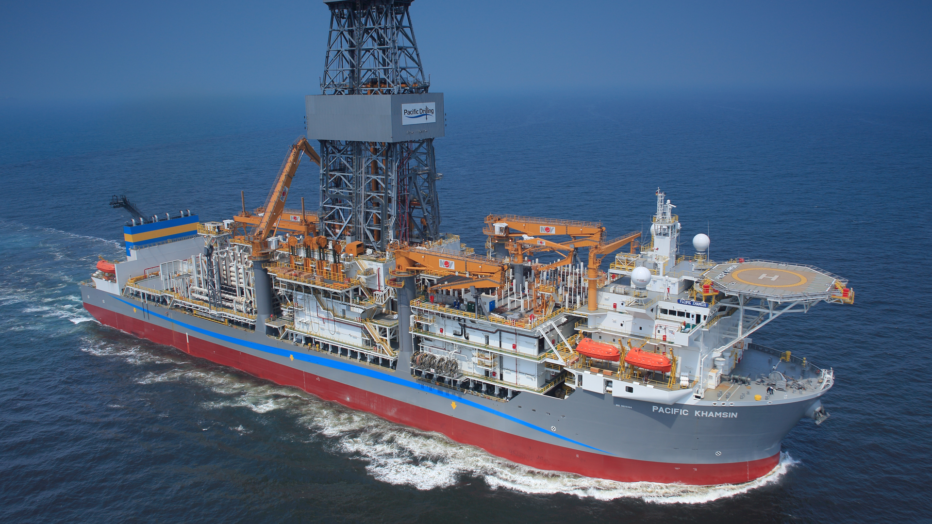 The drillship Pacific Khamsin