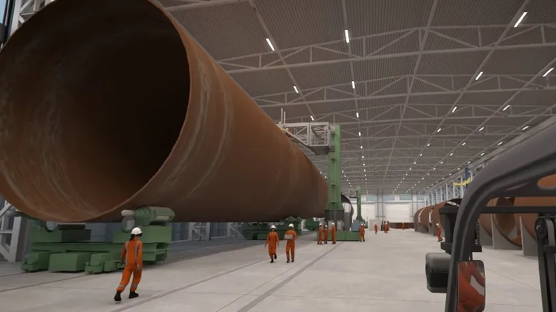 Sparrows Point Steel will be a long-term monopile production facility.