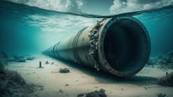 Subsea Pipeline Drawing Shallow Water Dreamstime M 269142225