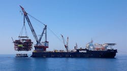 The DLS 4200 is a pipelay crane vessel and a part of the NPCC fleet covered by Wärtsilä’s optimized maintenance agreement. The DLS 4200 is a pipelay crane vessel and a part of the NPCC fleet covered by Wärtsilä’s optimized maintenance agreement.