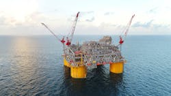 The Dover project calls for a 17.5-mi subsea tieback to the Appomattox platform in the Mississippi Canyon area. The Dover project calls for a 17.5-mi subsea tieback to the Appomattox platform in the Mississippi Canyon area.