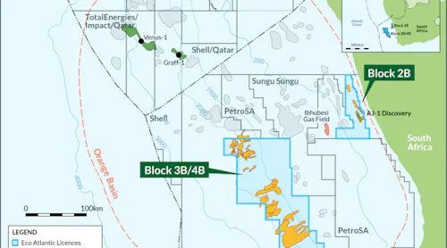 Oil Rig Map Blocky Africa Oil details drilling progress offshore Nigeria, Namibia | Offshore